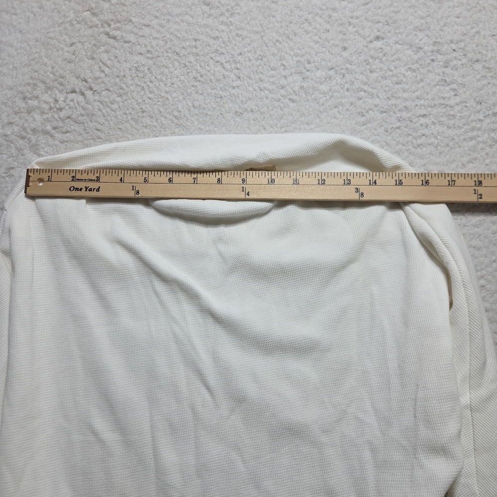 Free People Women's Ivory Fuji Off‎ the Shoulder Thermal Top Size XL - Picture 4 of 10